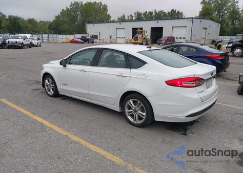 2018 Ford Fusion Hybrid Se from USA, damaged, VIN 3FA6P0LU7JR133365